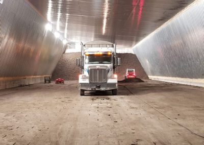 trailer loading with potatoes